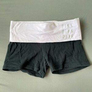 XS VS PINK Brand Lavender Bedazzled Yoga Shorts